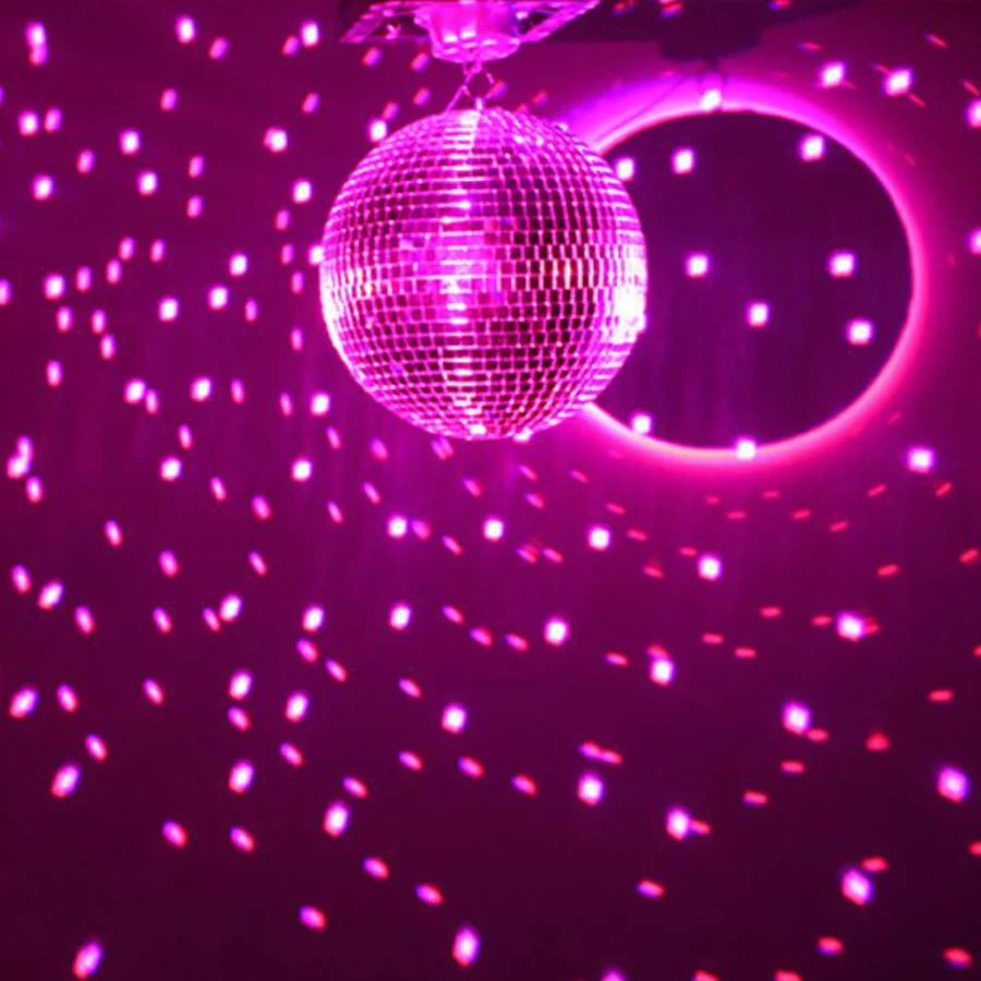 Thrisdar 2KS Diaľkové Ovládanie 10W RGB Lúč Pinspot Svetlo S Odrazom Sklo Zrkadla, Disco Ples Svadobné Party Disco Stage Svetlo