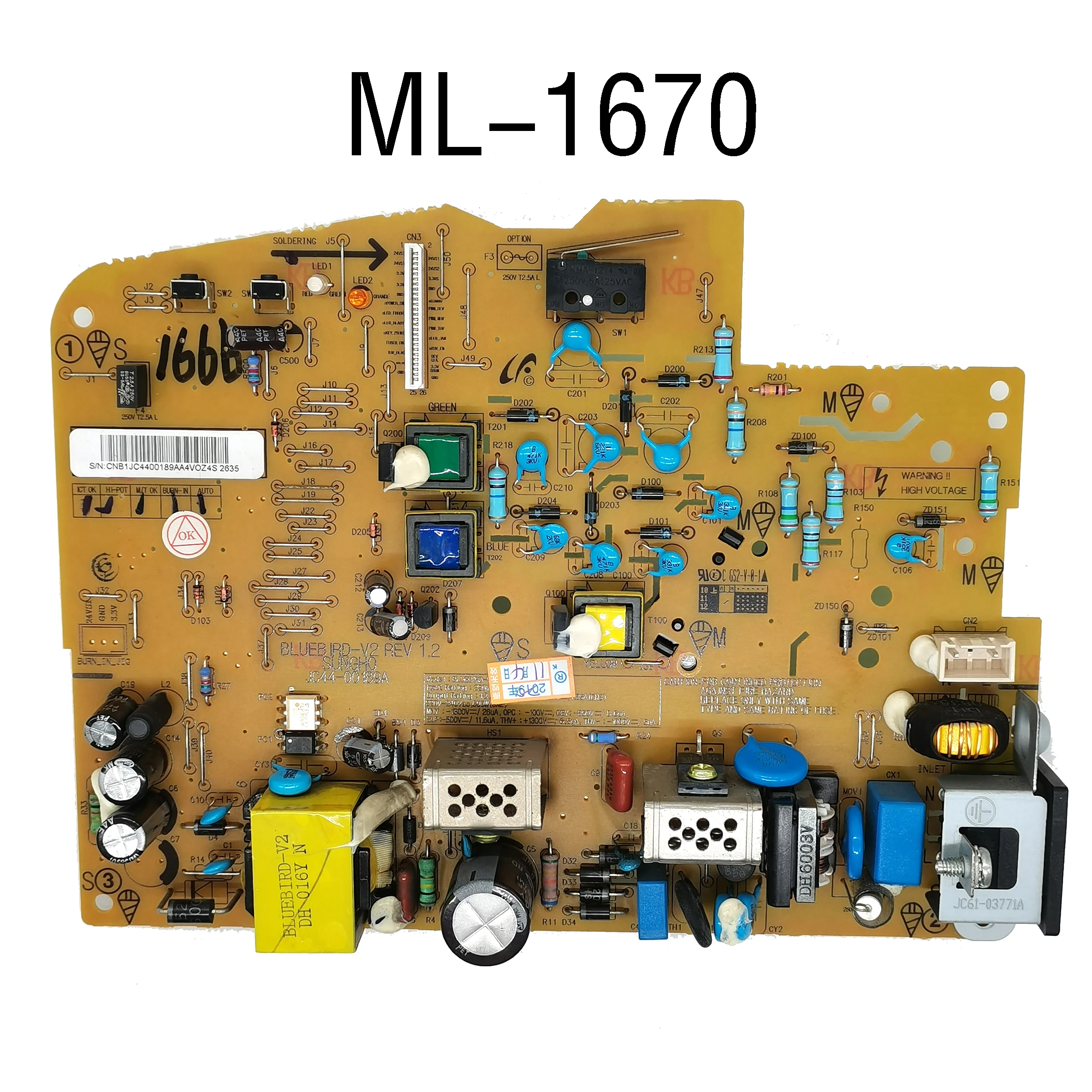 Tlačiareň Uesd moc rada pre Samsung ML-1660 ML-1661 ML-1665 ML-1666 ML-1670 ML-1671 ML-1675 ML-ROKU 1676 ML-1860 ML-1861 ML-1865