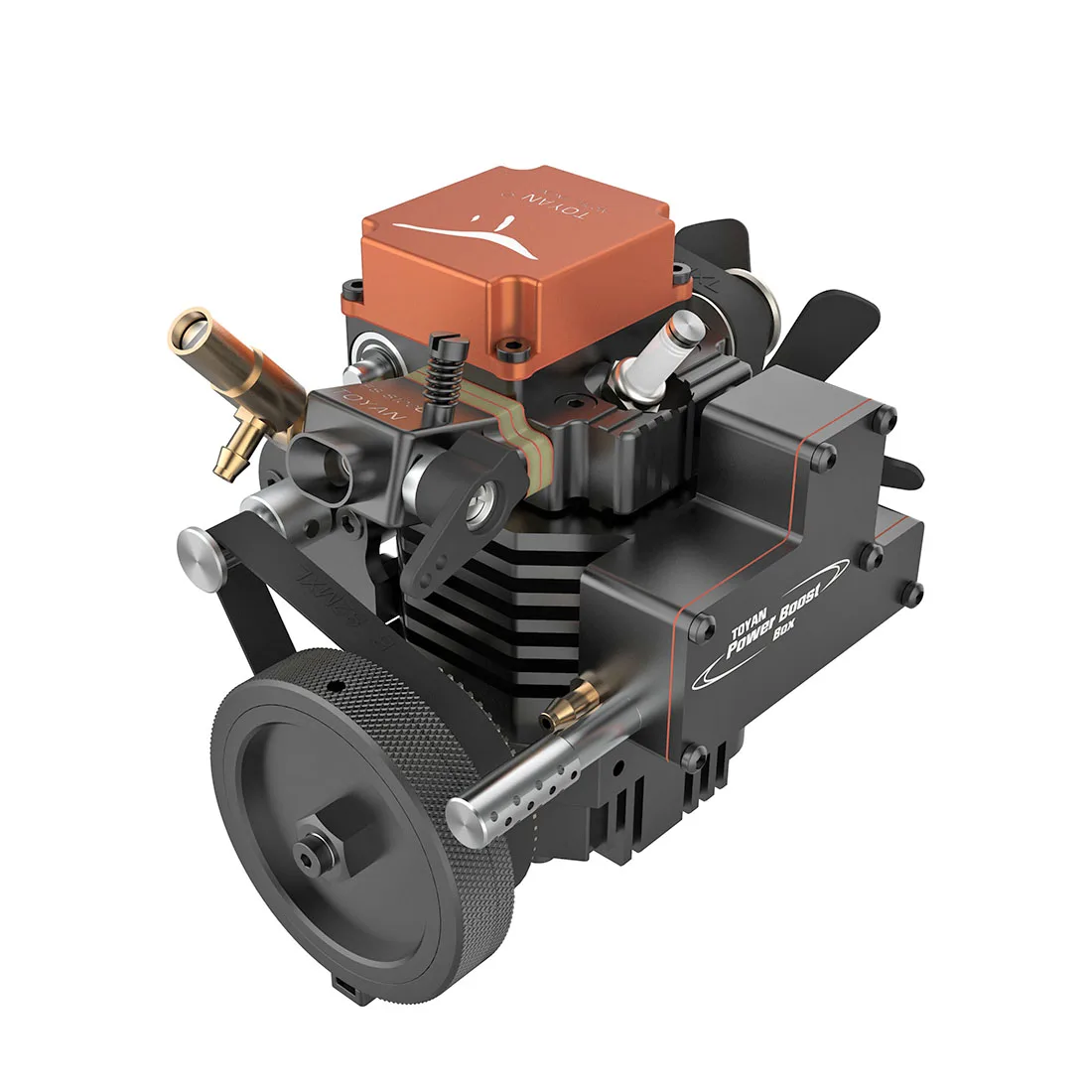Toyan štvortaktný Benzínový Model Motor s Štartovanie Motora pre 1:10 1:12 1:14 RC Auto, Loď, Lietadlo - FS-S100G