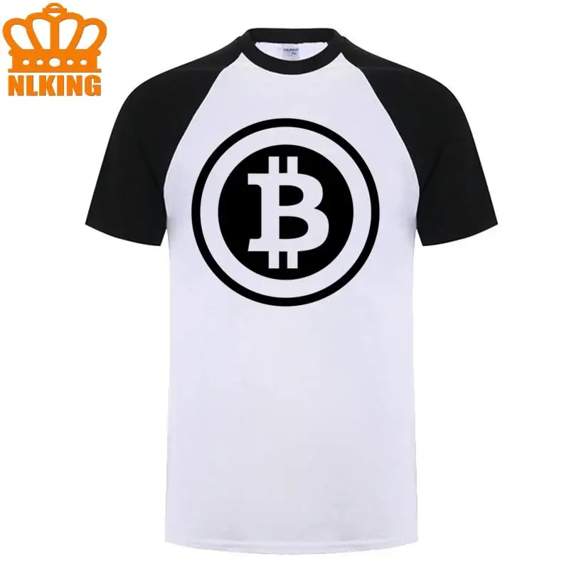 Trendový módny Návrhár Bitcoin T Shirt Muži Ženy Creative digital Print T-Shirt Muž Bavlna Pravidelné Rukáv bitcoin logo Tee Topy