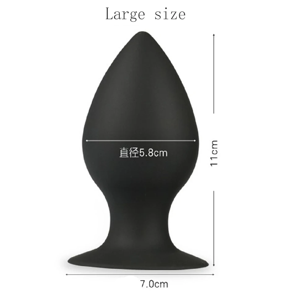 Tri veľkosti vybraných Čierne Silikónové Päsť Typ Análny Hračky Hladký na Dotyk Zadok Plug Erotické Hračky Análny Plug Sexuálne Hračky, Sex Produkty