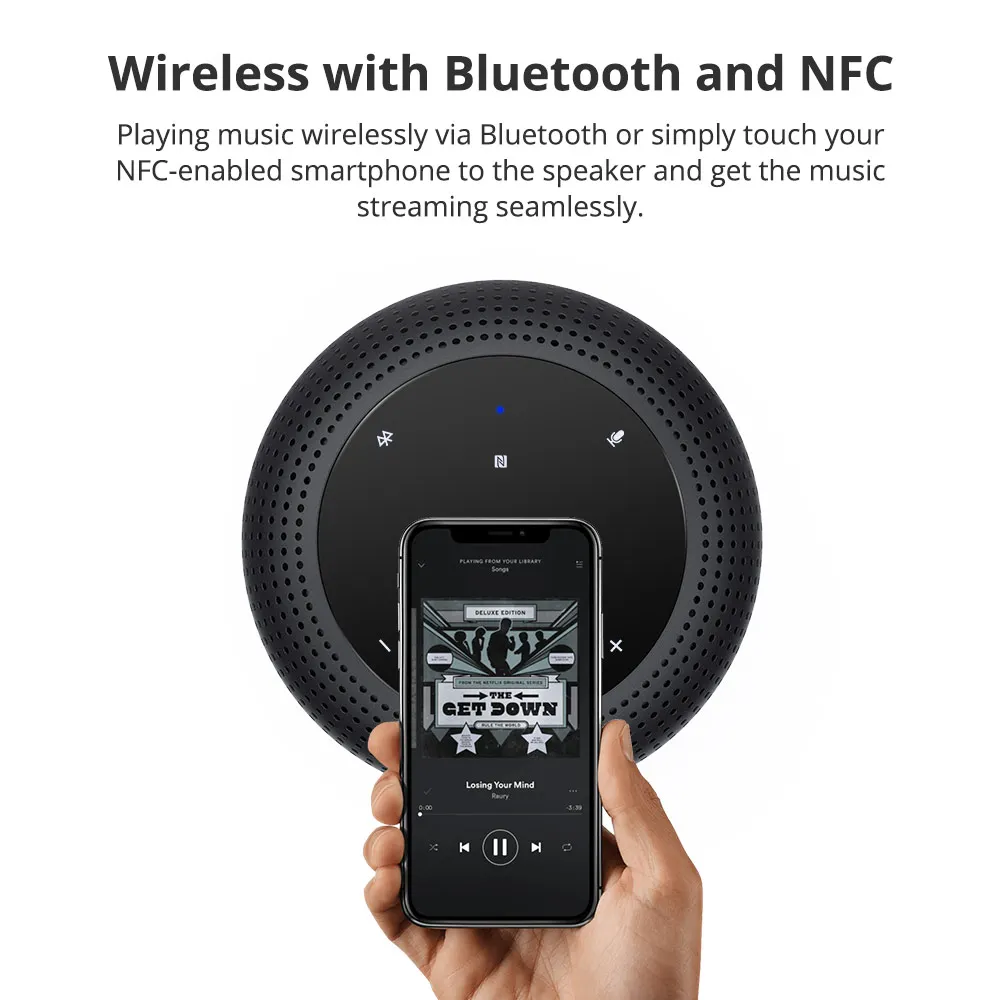 Tronsmart T6 Max Bluetooth Reproduktor 60W Reproduktorov domáceho Kina TWS Bluetooth Stĺpec s Hlasovým Asistentom, IPX5, NFC, 20H čas na hru