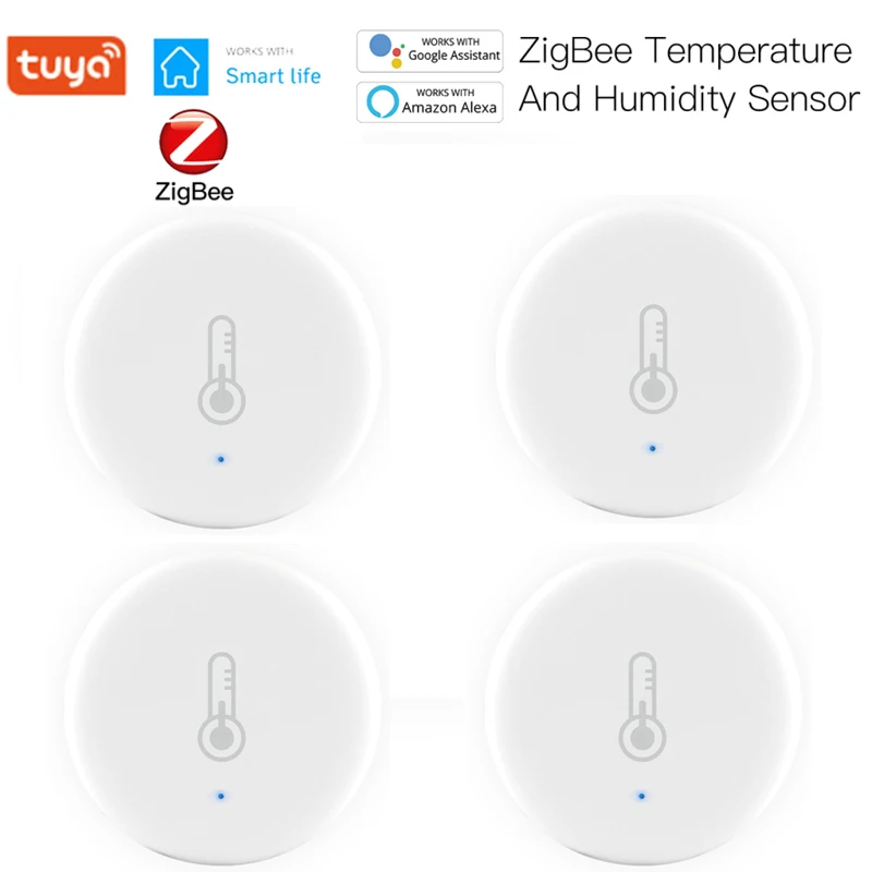 Tuya/SmartLife ZigBee Aplikácie Smart Teplota A Vlhkosť, Senzor Pracovať S Zigbee Hub Cez Alexa Domovská Stránka Google Smart Home Dropship