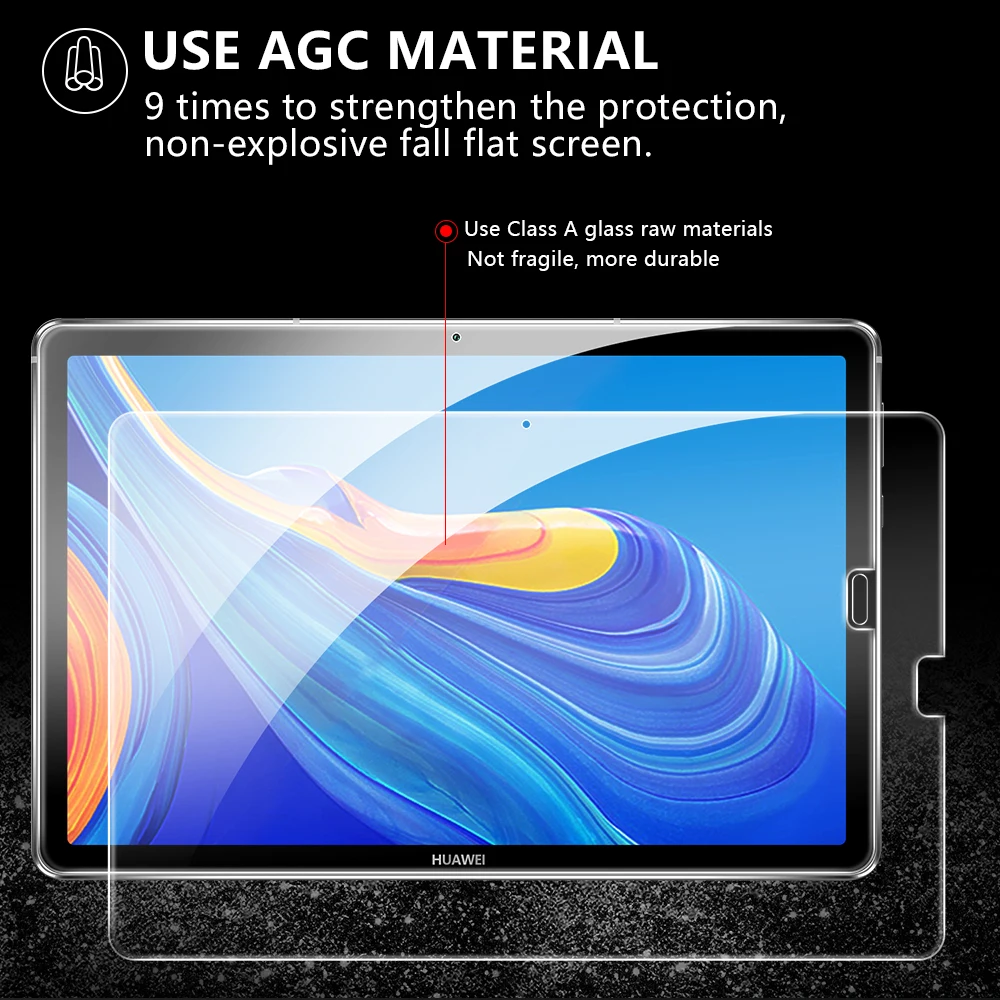 Tvrdené Sklo pre Huawei Mediapad M5 Lite 8 M3 Lite 8 Screen Protector pre Mediapad 7 T3 T3 8 T3 10 Tablet Film 2 Balenia