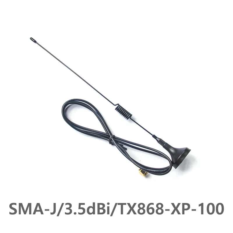 TX868-XPL-100 868MHz 3.5 dBi zisk 50 Ohm SMA-J rozhranie impedancia menej ako 1.5 SWR kvalitné bulík anténa