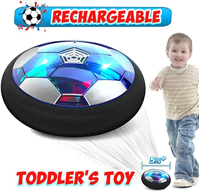 Ukážte Futbalový Loptu Chlapec Hračky Vzduchu Futbal Krytý Plávajúce Futbalový Loptu s LED Svetlom a Inovovaná Pena Nárazníka Narodeninám pre Dieťa