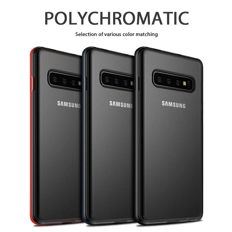Ultra Tenký Telefón Coque Pre Samsung Galaxy s rezacím zariadením S10 e S10e Lite Plus Luxusné Ultra-tenké matné textúry Prípade Pevného PC Zadný Kryt Fundas