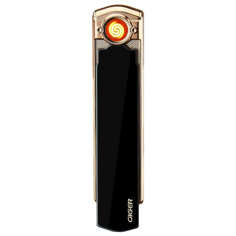 Ultra Tenký USB Plazma Ľahšie Cyklus Nabíjateľná Elektronické Indukčného Ohrevu Drôtu Volfrámu Ľahšie Kovové Cigariet Vetru