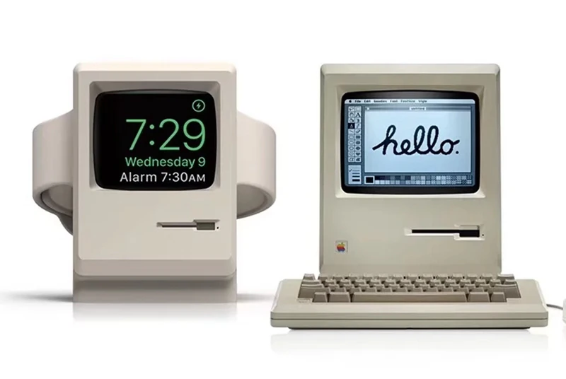 URVOI stojan pre apple hodinky série 1 2 držiteľ watchOS 4 nočnom stolíku režim opravy chovateľ PC domov nabíjací dok pre Macintosh dizajn