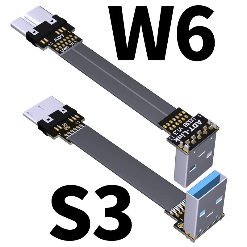 USB 3.0 Micro-B Pre USB 3.0 Typ-A Samec Hore/Dole Uhol 3.0 Údajov Sync & Charge Kábel usb Micro-B USB 3.0 Konektor adaptéra FPC FPV Ploché