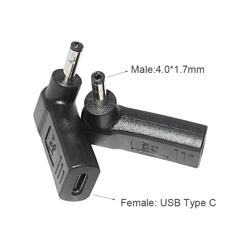 USB 3.1 Typu C, USB Female na DC 4.0*1.7 Mužskej Energie Adaptérom pre Nabíjačku Konektor, Adaptér pre Lenovo Asus BenQ PD Notebook