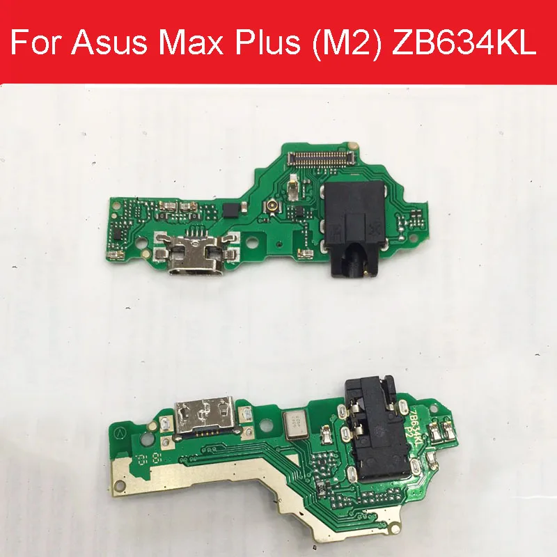 USB Konektor Nabíjačky Rada Pre Asus Zenfone Max Plus (M2) ZB634KL A001D Nabíjací Port Konektor doku Flex kábel Náhradné Diely