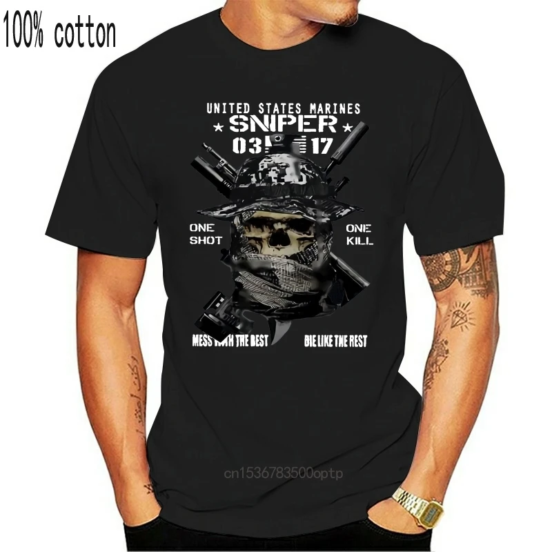 Usmc Scout Sniper T Shirt Mos 0317 Smrti Z Diaľky Us Marines Jednom Zábere Jeden Zabiť