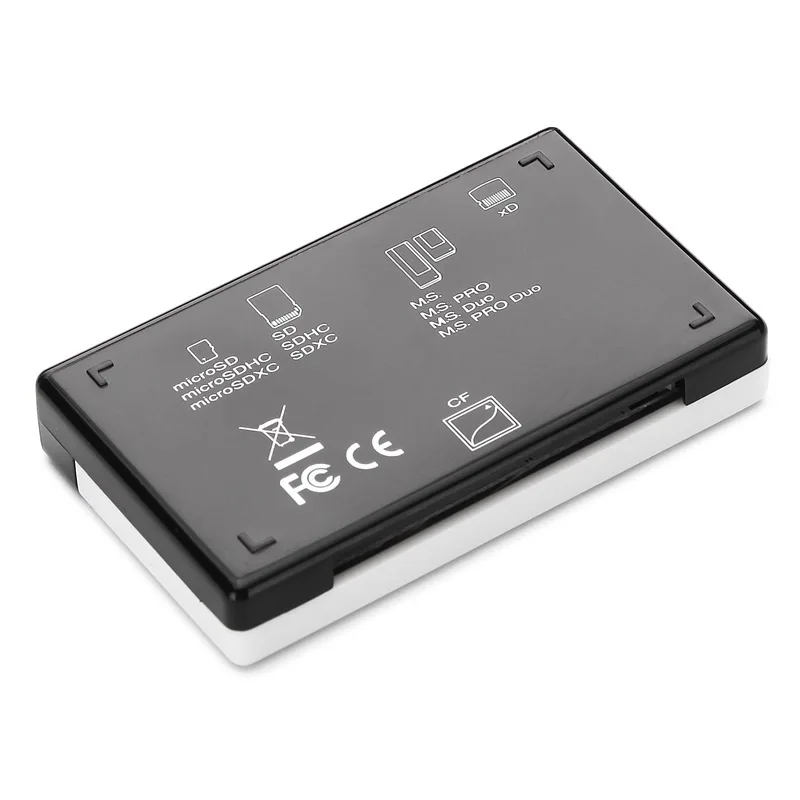 V roku 2018 sa nové teplovodné 6 v 1 čítačka kariet multi-hopu, podpora TF SD, CF M2 XD micro SD MS karta vysokorýchlostné multifunkčné Usb 2.0 čítačka kariet