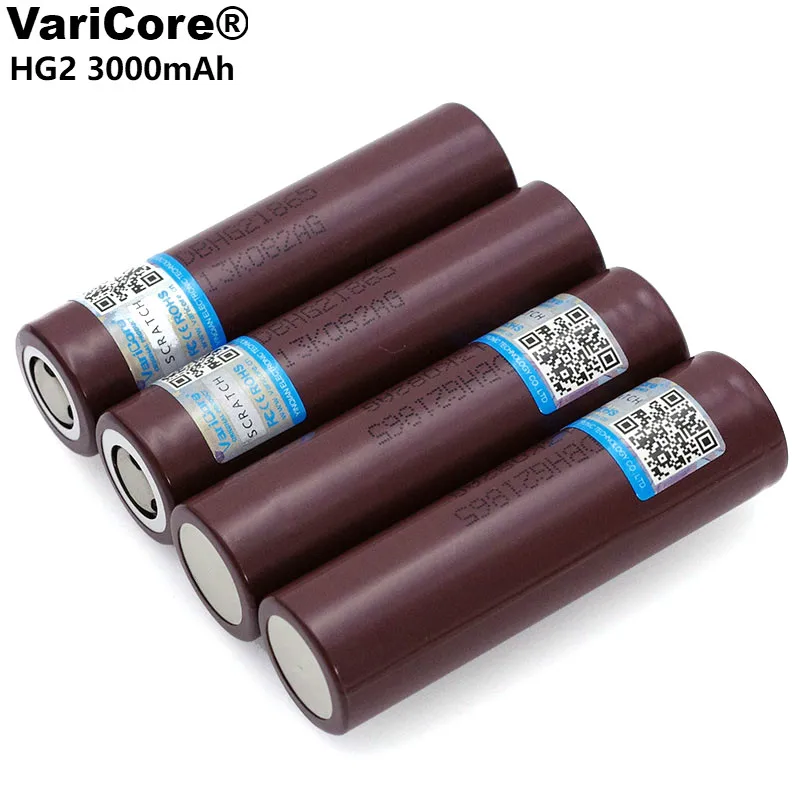 VariCore Nový, Originálny HG2 18650 batéria 3000mAh hg2 3.6 V vypúšťanie 20A, špecializované E-cigareta batérie