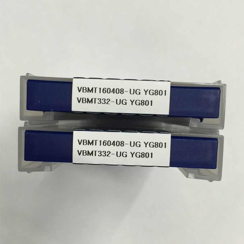 VBMT160404-UF YG801 VBMT331/VBMT160408-UG YG801 VBMT332 Kórea YG CNC Sústruženie Karbidu Vložkami Na oceľ, Nerezová Oceľ