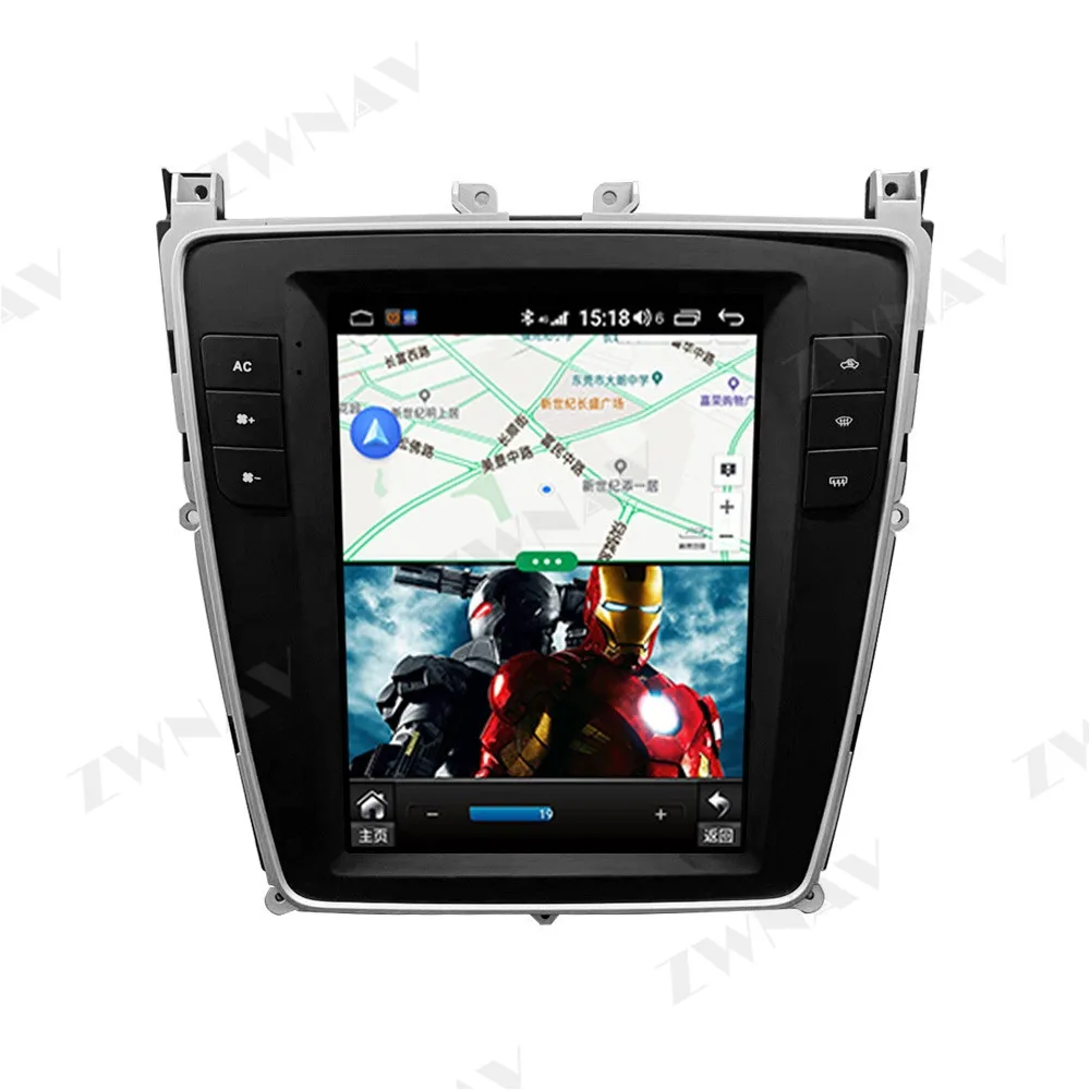 Vertikálne Tesla obrazovke Android, 8.1 Auto Multimediálny Prehrávač Pre Bentley Continental 2012-2019 GPS Navi rádio audio stereo hlava jednotky