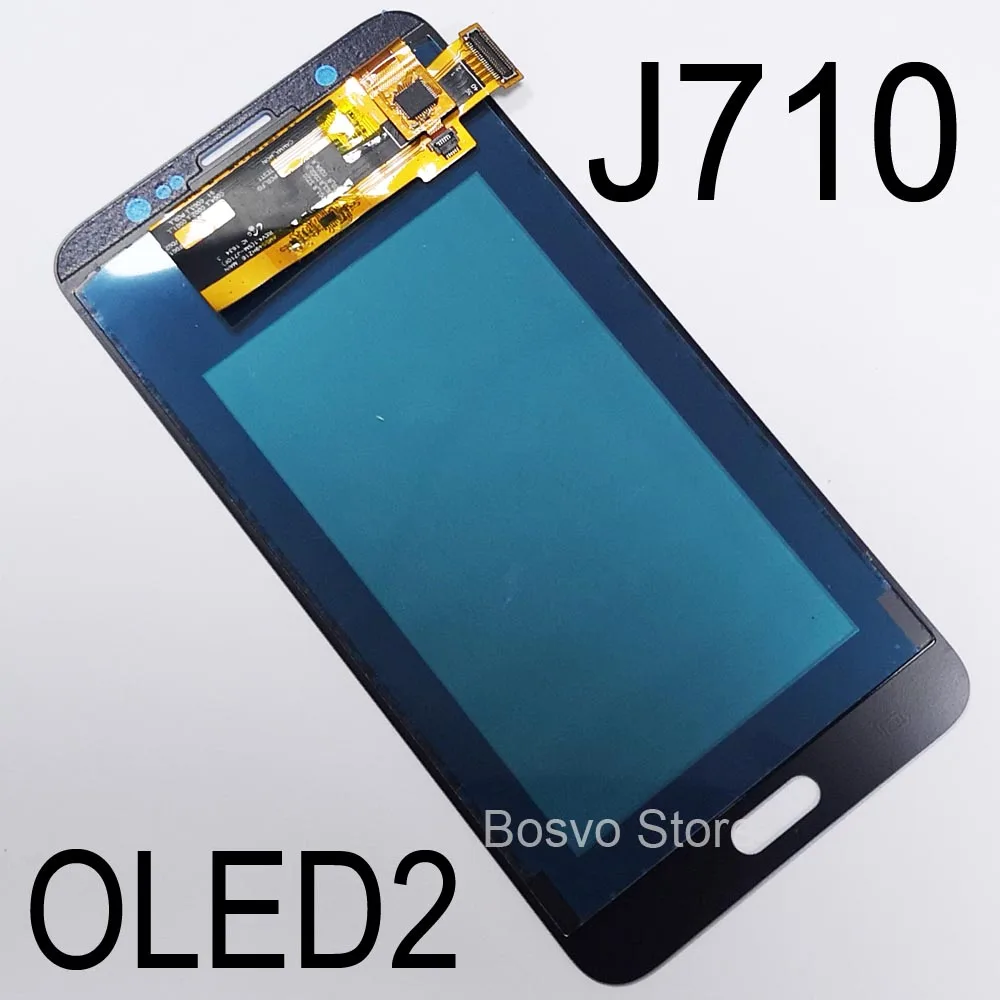 Veľkoobchod 10 Ks/Veľa pre Samsung J7 2016 J710 LCD displej s dotykovým Digitalizátorom. montáž OLED2