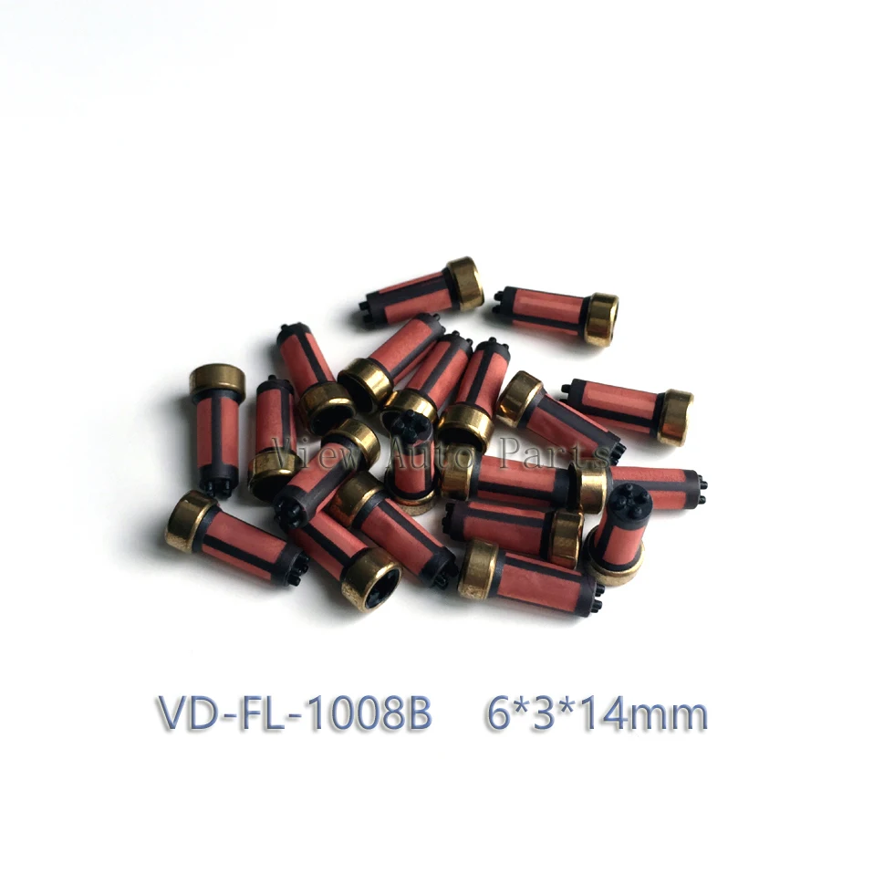 Veľkoobchod 500pcs Paliva Injektor Micro Filter pre japonsko autá 6*3*14 mm VS-FL-1008B