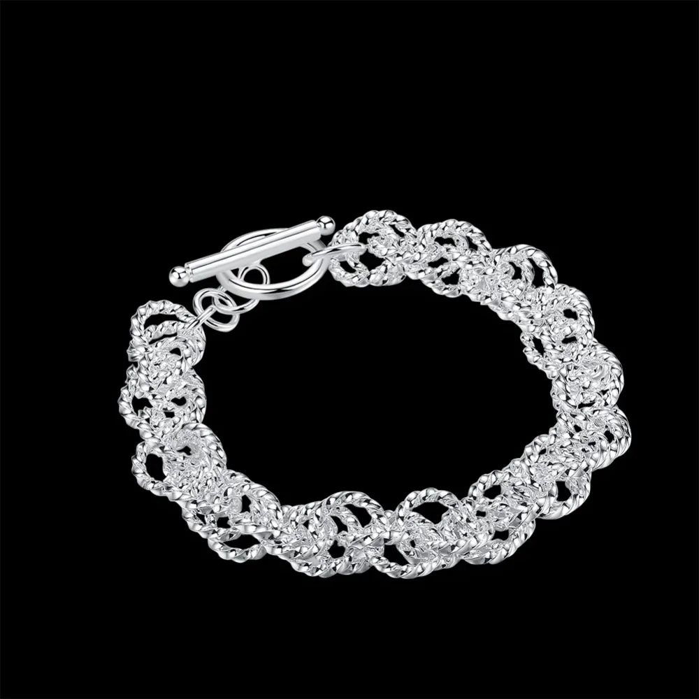Veľkoobchodná Cena 925 Silver Šperky Surround Kruh, Náramky, Prívesky pre Ženy, Mužov Kúzlo Módne Šperky