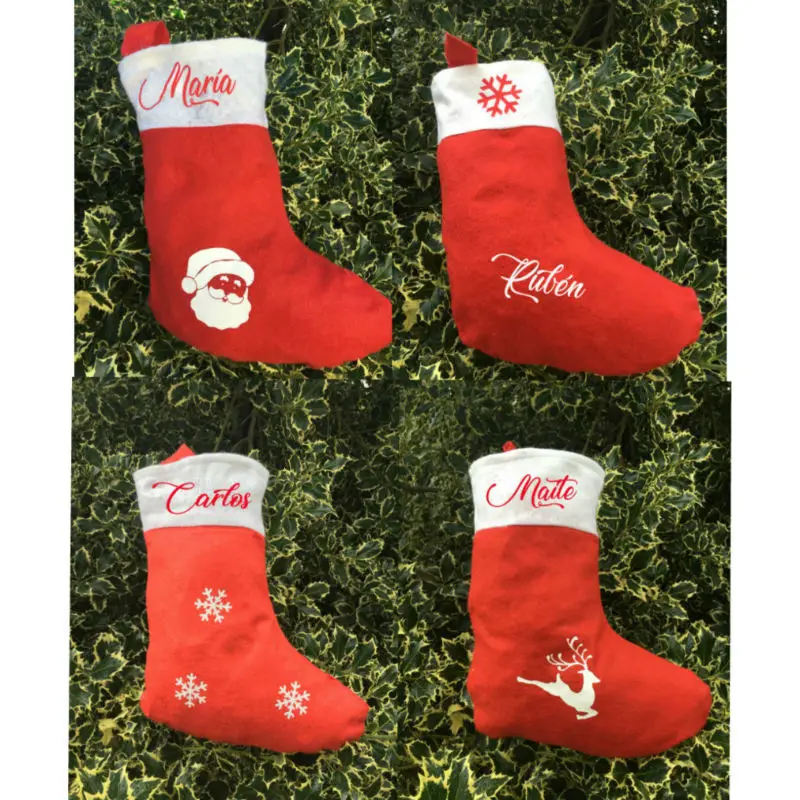 Vianočné Ponožky Santa Claus vlastné meno