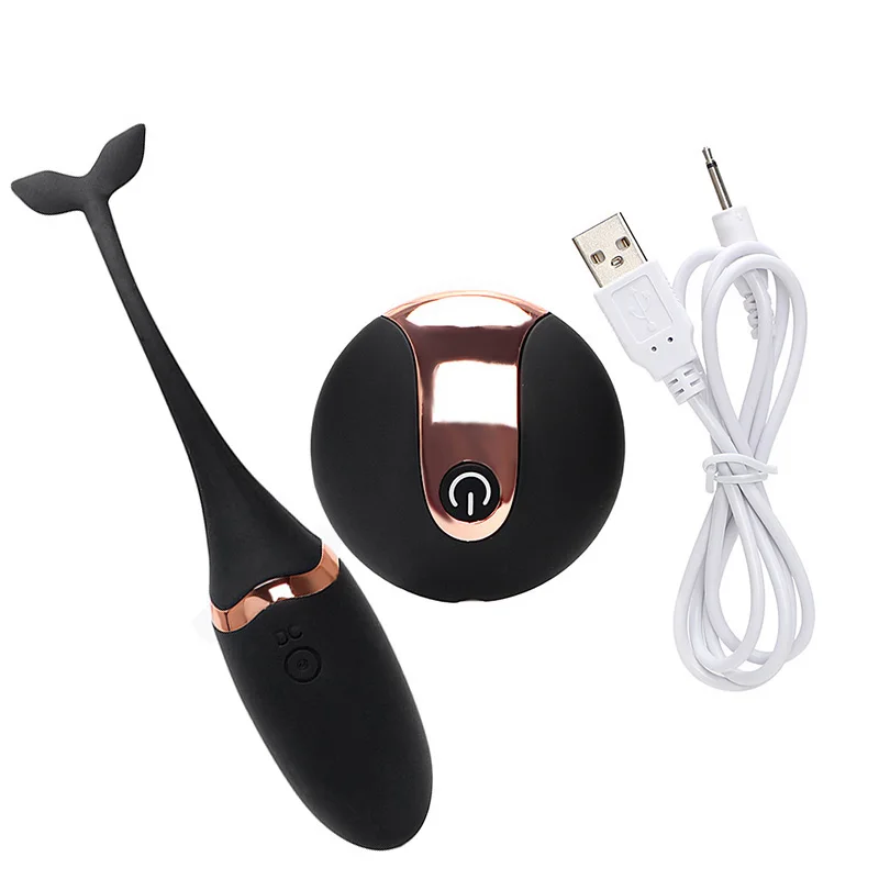 Vibračné Vajíčko sexuálnu Hračku Pre Ženy, USB Nabíjanie Nepremokavé Bezdrôtové Diaľkové Ovládanie Vibračné Vajíčko Fishtail Hlboké Stick Žena Masér