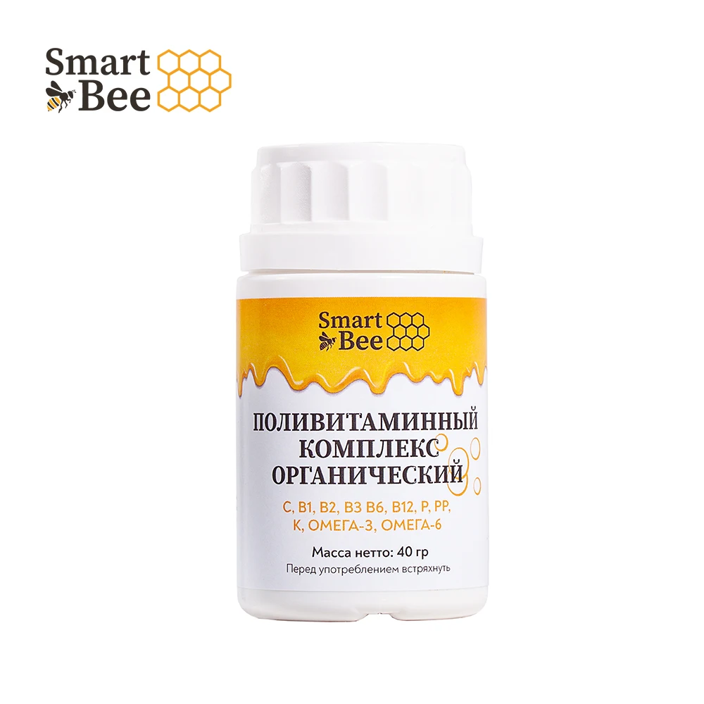 Vitamíny Smart Bee SB228003 Organické multivitamínový komplex organických pre víziu pre deti Vitamín sústrediť zvýšenie Imunity