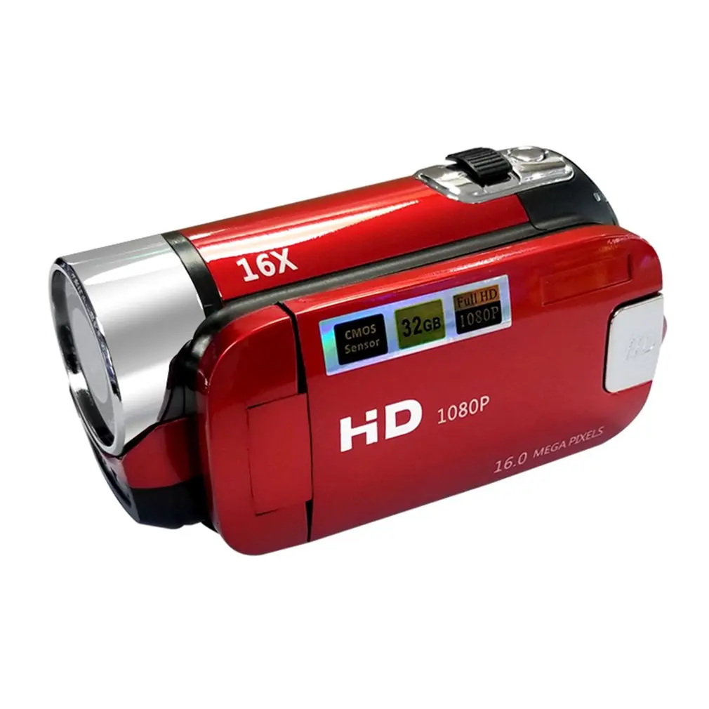 Vlog kamera 1080P Full HD 16 Miliónov Pixelov DV Videokamera Digitálnu videokameru Obrazovke 16X Noc Strieľať Zoom Digitálny Zoom
