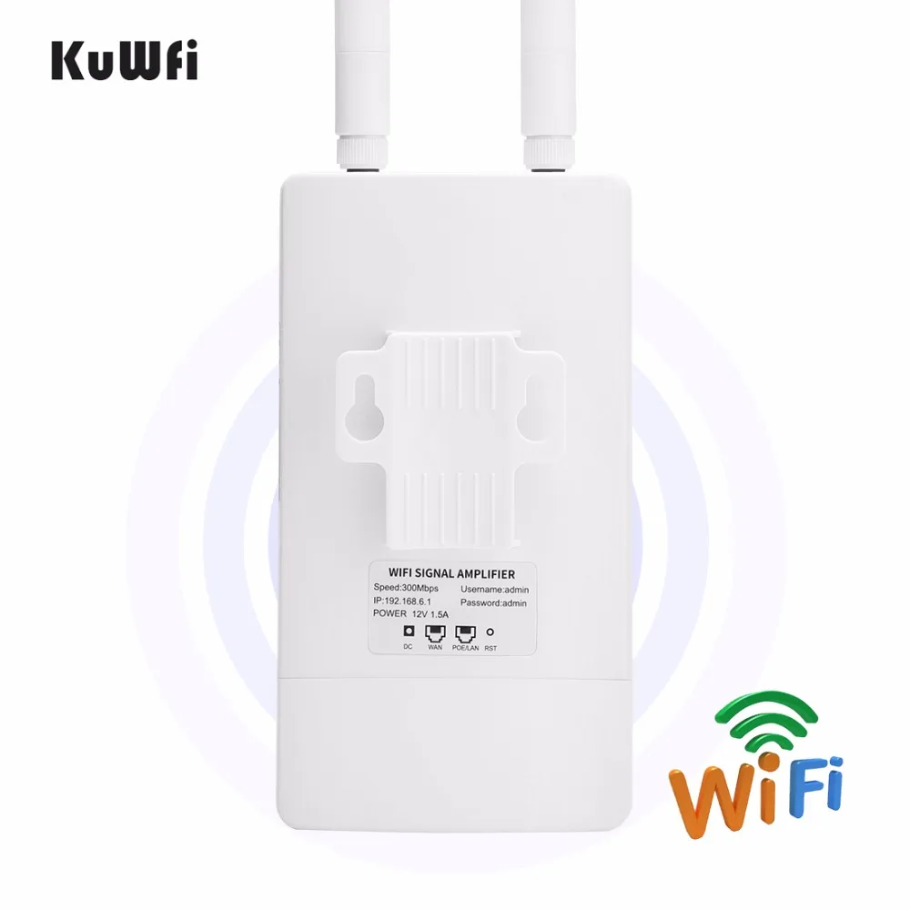 Vonkajšie Bezdrôtové WiFi Opakovač WIFI Extender 300Mbps 2,4 GHz Prístupový Bod Wide-Area Nepremokavé Wi-Fi Zosilňovač, Wifi Router