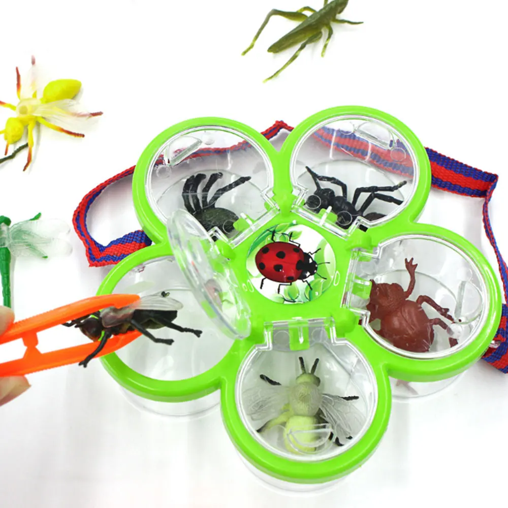 Vonkajšie Explorer Držiak pre Dieťa Hmyzu Zachytiť Hračky lupu Ďalekohľad Narodeninám Začiatku Vzdelávacieho Hračky
