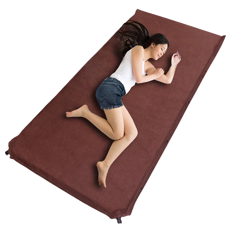 Vonkajšie jeden automatický nafukovací matrac pribrala 4cm stan matrac na spanie prenosné široký a dvojité hydroizolačné matrac
