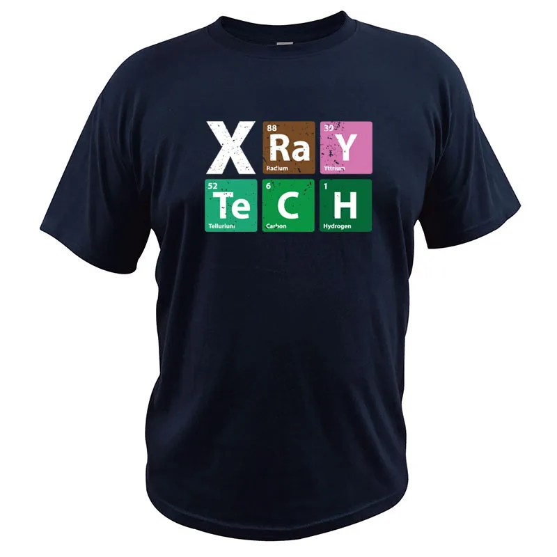 Vtipné Radiologist T Shirt Rádiológ CT tech Rad Technológ X-ray Periodickej Tabuľke Tričko Bavlna Tee Topy