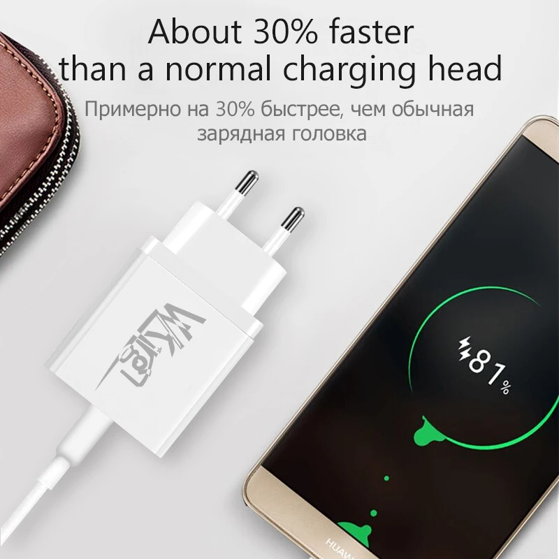 VVking USB Nabíjačka 3.4 Max 3 Porty EU/US Plug Rýchle Nabíjanie Cestovné Sieťovej Nabíjačky Pre iPhone Samsung Huawei Xiao Nabíjačka Telefónu