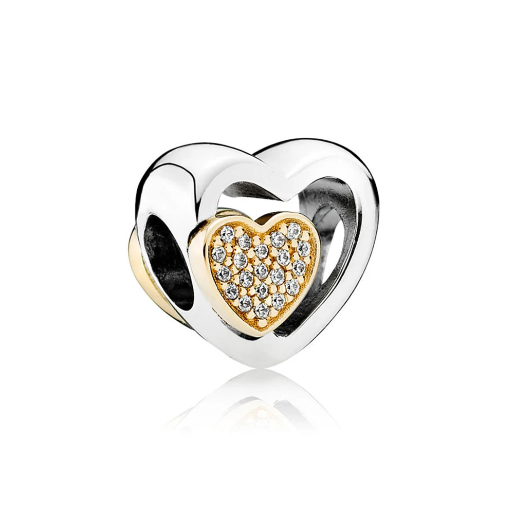 Vysoko kvalitné S925 Rýdzeho Striebra 1:1 Očarujúce Orientálny Štýl, Cz Transparentné Srdce Prívesok Smalt Ružová Sučka Klasické Šperky