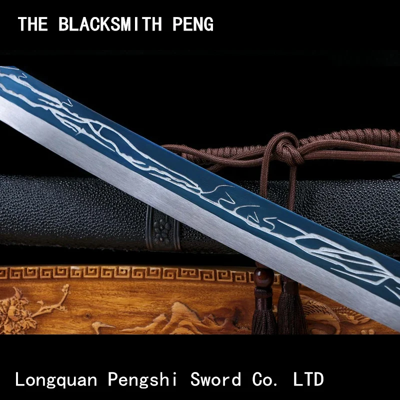 Vyšívané na jar nôž/Zakrivené dao v dynastie Ming/Qing pás/Čínskej ostré meče/real kovové meč/katana/Pás saber