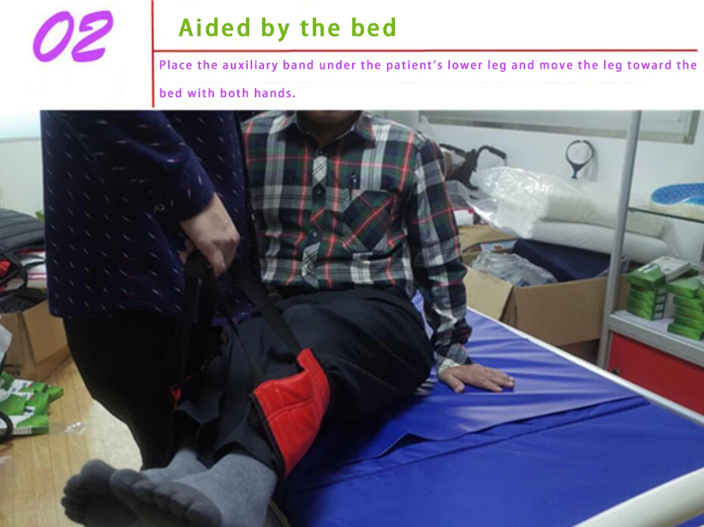 Výstroj zdvih ochrnutie hemiplegia pacientov starý muž vstal a presunúť pomocné starať produktov v posteli