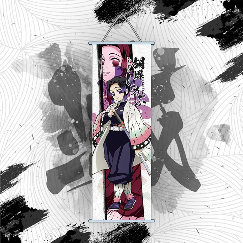 Wall Art Nordic Vytlačený Plagát Anime Démon Vrah HD Kimetsu Plátno Domáce Dekorácie Maľovanie Chlapci Izba Modulárny Obrázok