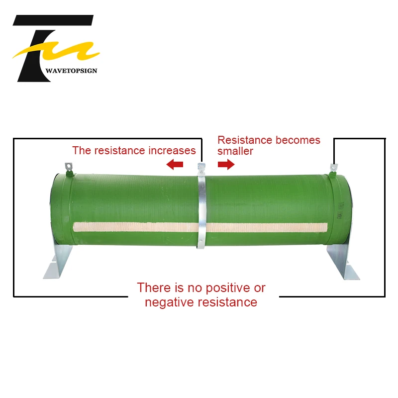 WaveTopSign High-power Tube Typ Drôtu Rany Odpory Nastaviteľný Odpor 10KW 0.5 O-10KO