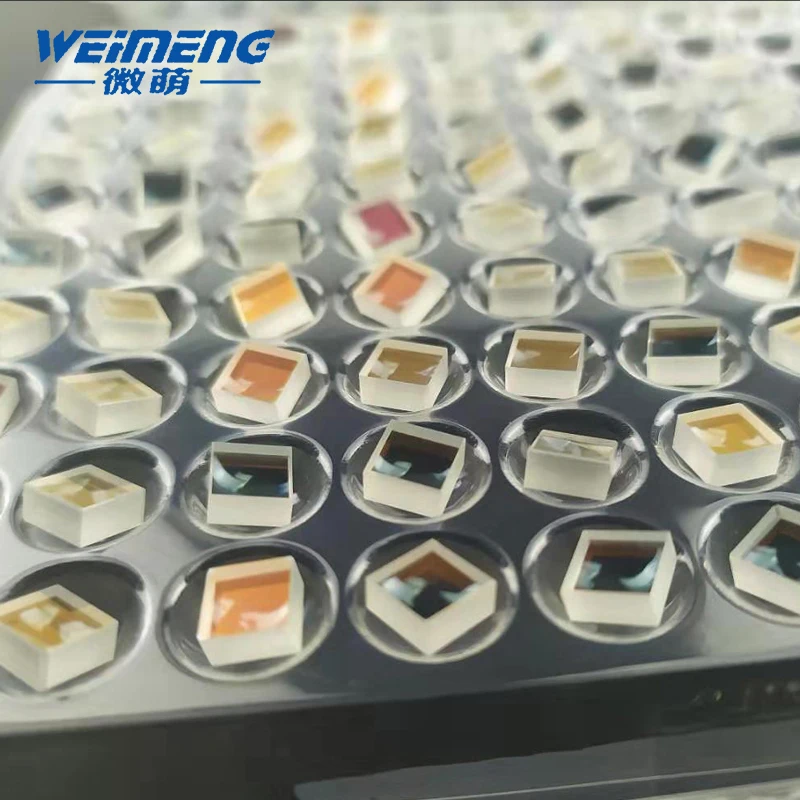 Weimeng KTP kryštály 6*6*3 mm štvorcového tvaru šošovky lasera optické sklo pre odstránenie Tetovania laserom Optoelektronické krásy stroj objektív