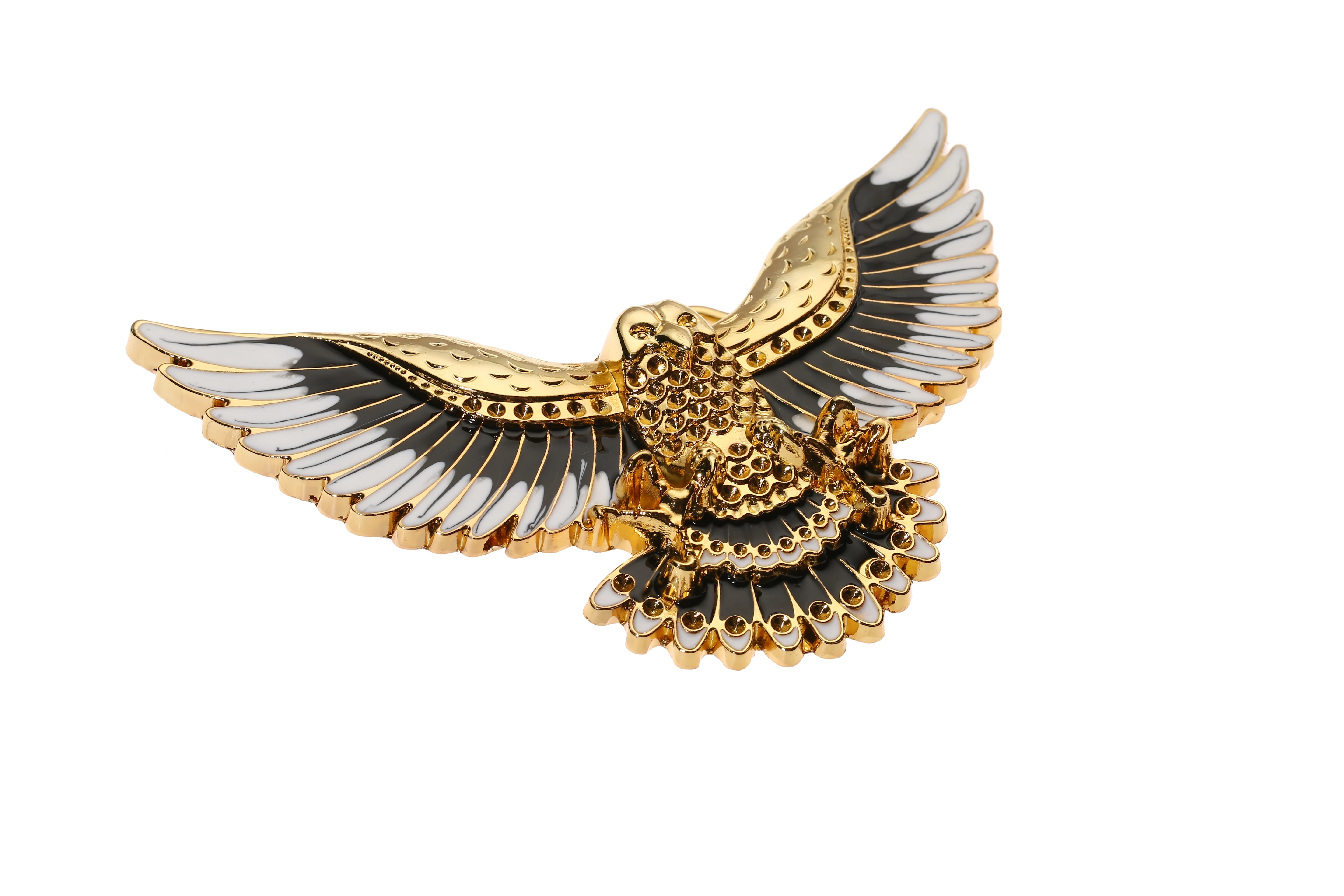 Western gold eagle kožené pracky pásu osobnosti zvieracie hlavy človeka klasické hladké pracka