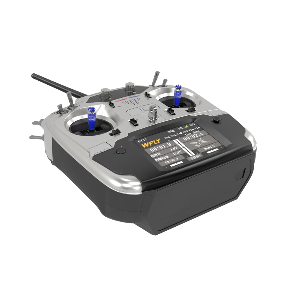 WFLY ET12 2,4 GHz, 12CH Rádiový Vysielač/Diaľkový ovládač s RF209S Prijímač Pre RC Drone Auto Čln