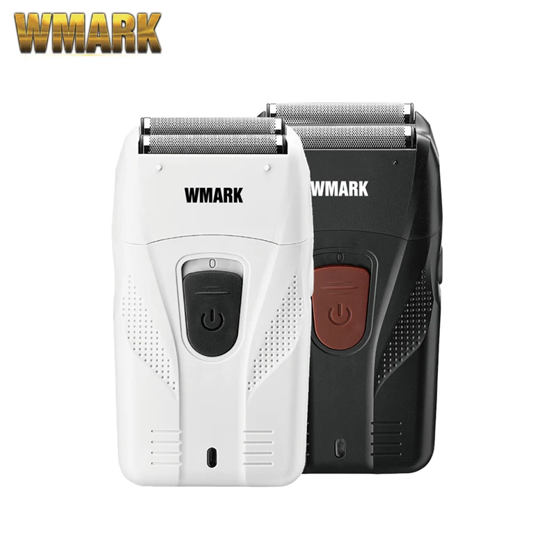 WMARK NG-987 Holič holiaci strojček shaper elektrický holiaci strojček fúzy USB elektrický holiaci strojček pre olej hlavu holenie stroj push biela