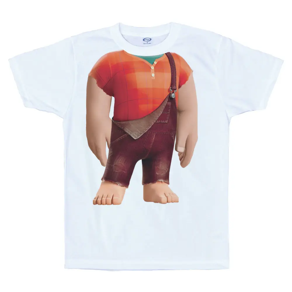 Wreck-It Ralph Dizajn T-Shirt Cartoon t shirt mužov Unisex Nové Módne tričko Voľné Veľkosť top ajax 2018 zábavné tričká Bavlna