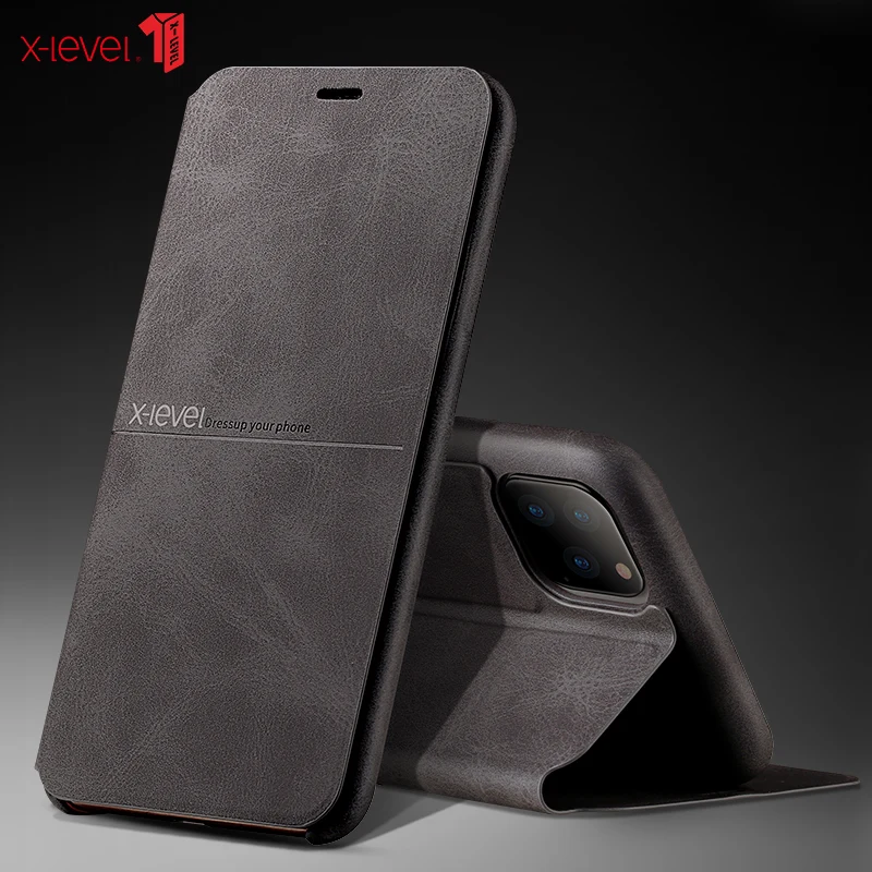 X-Úroveň Luxusné Kožené púzdra Pre Nový iPhone 11 Pro XS Max XR X 8 8 7 Plus SE 2 Úplný Ochranný firemné poistenie Prípade