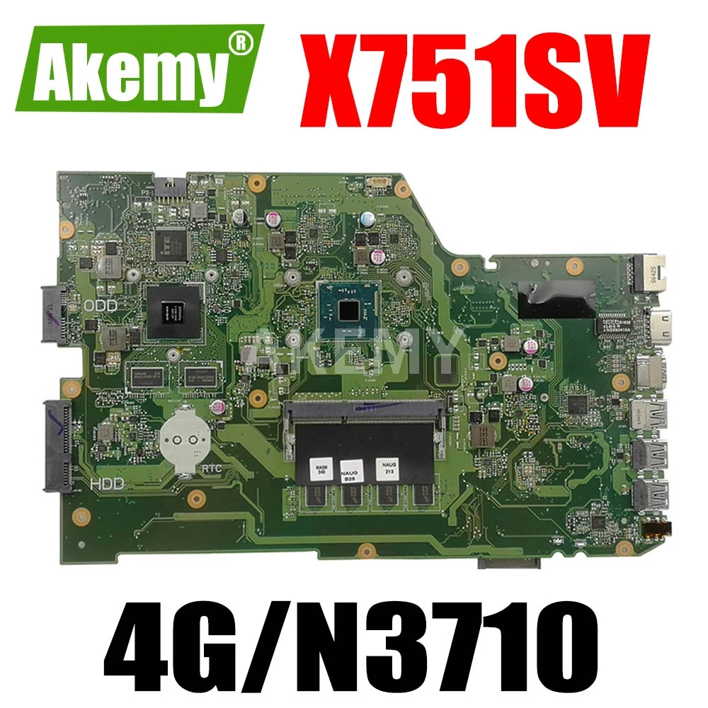 X751SV Doske pre ASUS X751SV X751SJ X751S Notebook Doske GT920M/GT940M 4G/N3710 CPU