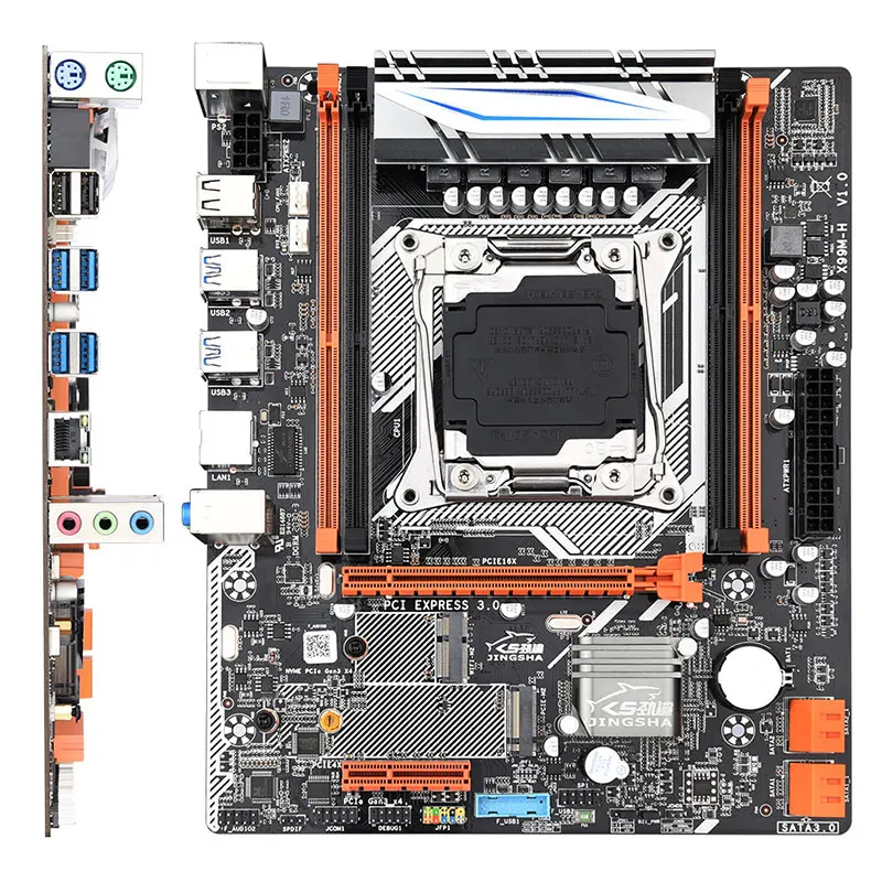 X99 M-H doska set s Xeon E5 2620 V3 LGA2011-3 CPU 4pcs X 8 =32 GB 2133MHz DDR4 pamäte USB3.0 SATA3.0 m.2