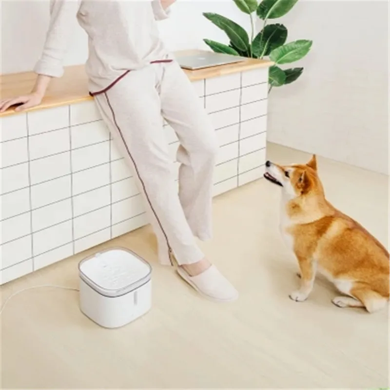 Xiao Mijia Tvorivé Jednoduché Pet Dávkovač Vody Pre Malé Veľké Psy, Mačky Puppy Pitnej Misy Domov Psa Kŕmidlá Pet Produktov