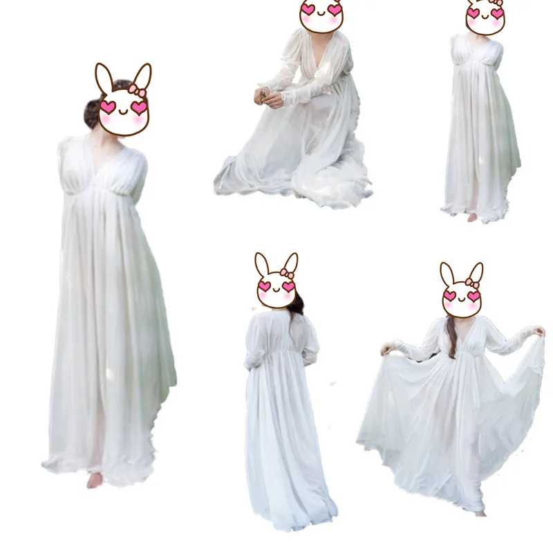 XL Ženy Stredoveké Šaty Biele Vintage Štýle Renesancie Šaty Dĺžka Podlahy Ženy Cosplay Retro Šaty Dlhé Stredoveké Šaty Šaty