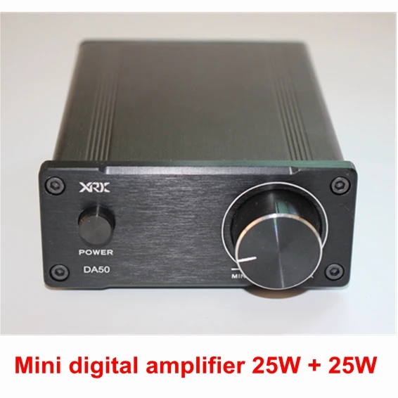 XRK DA50 HiFi Triedy d, Audio Stereo Digitálny Zosilňovač TPA3123 Rozšírené 25W+25W Mini Domov zosilňovače zvuku