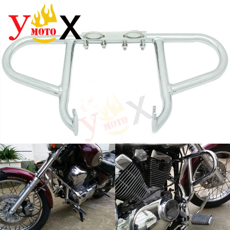 XV250 Motocykel Chrome Crash Bar Motor Stráže Ochrany Yamaha Virago 250 XV 250 1998-2007 1999 2000 2001 2002 2003 2004